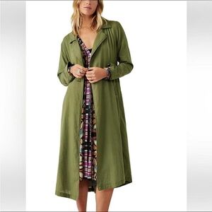 Free people cotton/linen duster